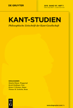Cover Kant-Studien